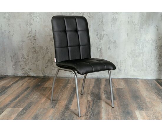 Кухонный стул SHADO София черный экокожа, каркас бриллиант | Интернет магазин мебели и декора LifeDekor