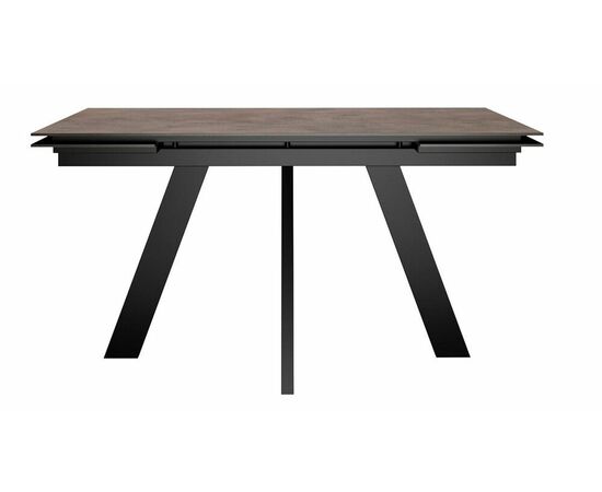 Стол DikLine DM140 Хромикс бронза/опоры черные, изображение 7 | Интернет магазин мебели и декора LifeDekor