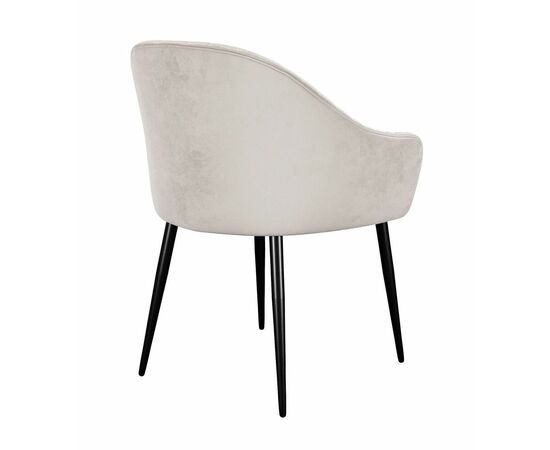 Стул DikLine 440 C103 крем, ножки черные, изображение 2 | Интернет магазин мебели и декора LifeDekor