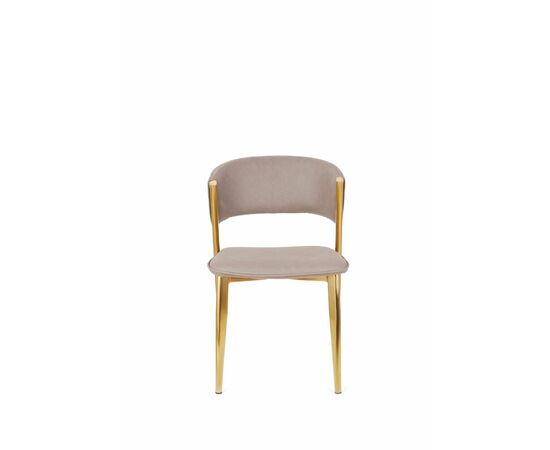 Стул обеденный Аманда DC-1115, капучино/золото матовое, изображение 2 | Интернет магазин мебели и декора LifeDekor