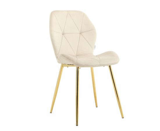 Стул Palma латте, опора золото | Интернет магазин мебели и декора LifeDekor