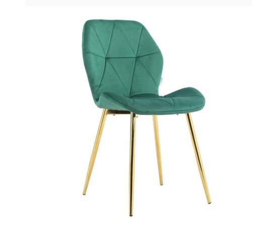Стул Palma изумрудный, опора золото | Интернет магазин мебели и декора LifeDekor