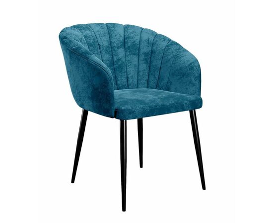 Стул DikLine 441 M19 бирюза, ножки черные | Интернет магазин мебели и декора LifeDekor