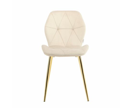 Стул Palma латте, опора золото, изображение 2 | Интернет магазин мебели и декора LifeDekor