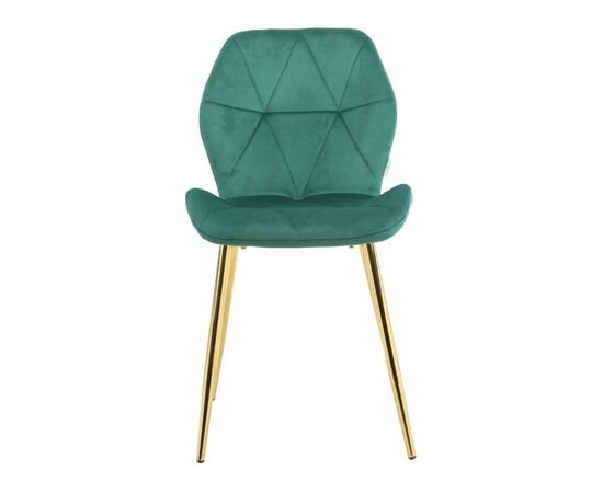 Стул Palma изумрудный, опора золото, изображение 4 | Интернет магазин мебели и декора LifeDekor