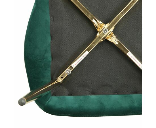 Стул Palma изумрудный, опора золото, изображение 5 | Интернет магазин мебели и декора LifeDekor