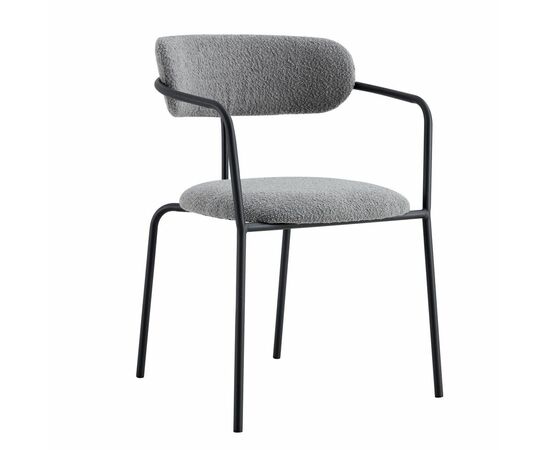 Стул Ant букле серый | Интернет магазин мебели и декора LifeDekor