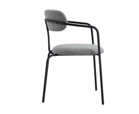 Стул Ant букле серый, изображение 2 | Интернет магазин мебели и декора LifeDekor