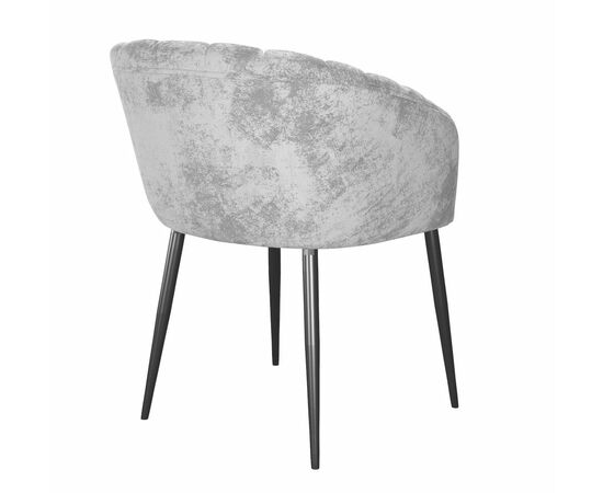 Стул DikLine 441 M13 светло-серый, ножки черные, изображение 4 | Интернет магазин мебели и декора LifeDekor