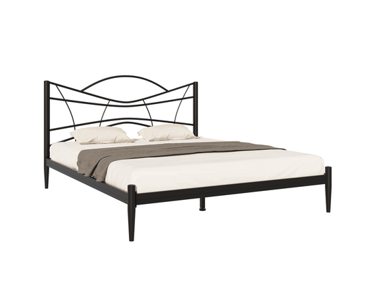 Кровать КМД 27 НОРИ 160 черный | Интернет магазин мебели и декора LifeDekor