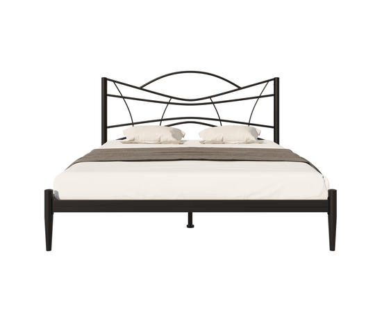 Кровать КМД 27 НОРИ 160 черный, изображение 2 | Интернет магазин мебели и декора LifeDekor