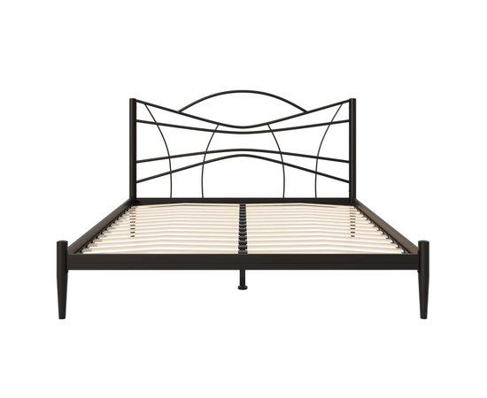 Кровать КМД 27 НОРИ 160 черный, изображение 3 | Интернет магазин мебели и декора LifeDekor