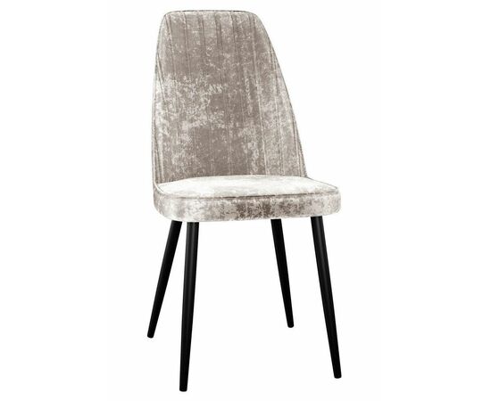 Стул DikLine 326 M02 бежевый, ножки черные | Интернет магазин мебели и декора LifeDekor