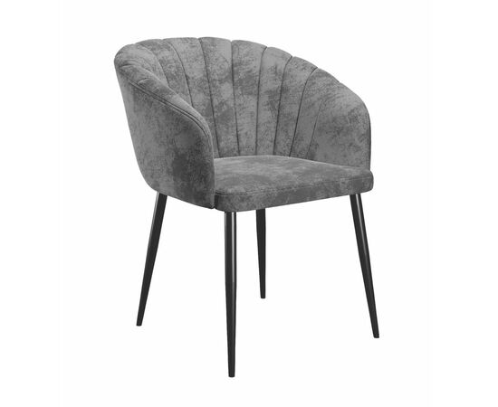 Стул DikLine 441 M14 серый, ножки черные | Интернет магазин мебели и декора LifeDekor
