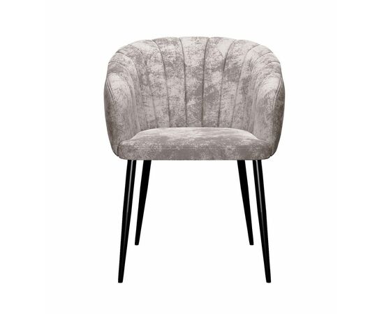 Стул DikLine 441 M02 бежевый, ножки черные, изображение 2 | Интернет магазин мебели и декора LifeDekor