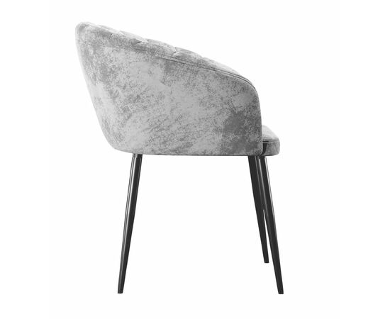 Стул DikLine 441 M13 светло-серый, ножки черные, изображение 3 | Интернет магазин мебели и декора LifeDekor