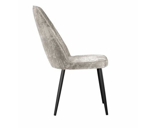 Стул DikLine 326 M02 бежевый, ножки черные, изображение 4 | Интернет магазин мебели и декора LifeDekor