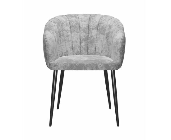 Стул DikLine 441 M13 светло-серый, ножки черные, изображение 2 | Интернет магазин мебели и декора LifeDekor