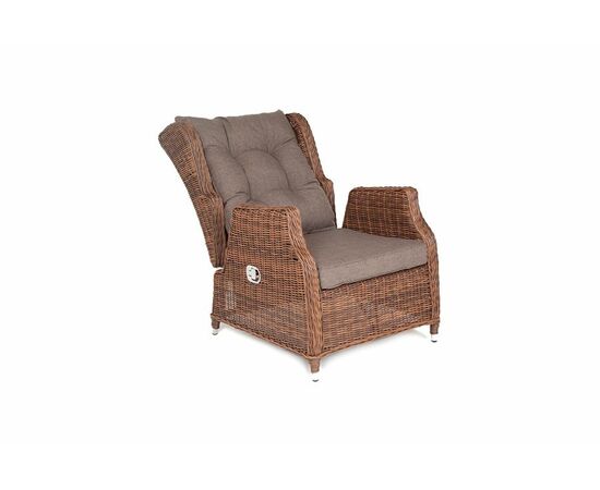 "Форио" кресло раскладное плетеное, цвет коричневый, изображение 7 | Интернет магазин мебели и декора LifeDekor