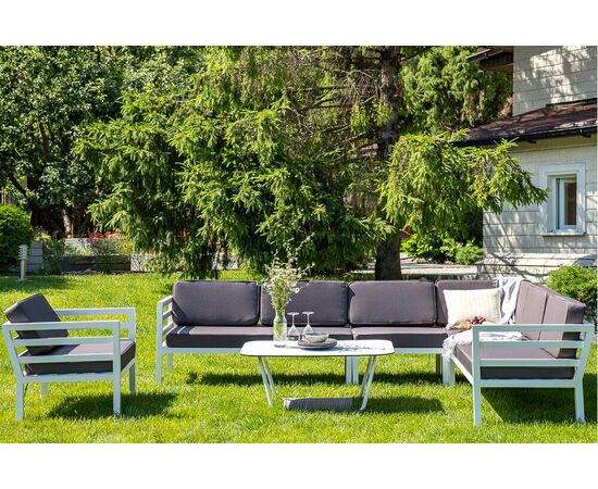 "Глория" модуль диванный центральный, каркас из алюминия, изображение 5 | Интернет магазин мебели и декора LifeDekor