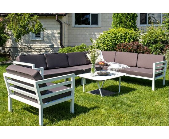 "Глория" модуль диванный центральный, каркас из алюминия, изображение 6 | Интернет магазин мебели и декора LifeDekor