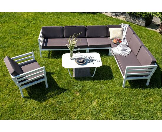 "Глория" модуль диванный центральный, каркас из алюминия, изображение 7 | Интернет магазин мебели и декора LifeDekor