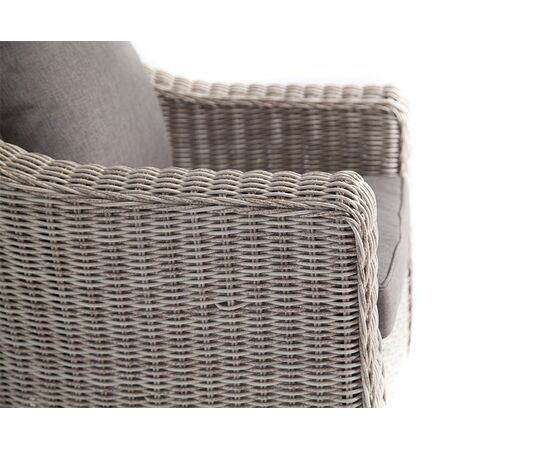 "Кон Панна" кресло из искусственного ротанга, цвет бежевый, изображение 8 | Интернет магазин мебели и декора LifeDekor