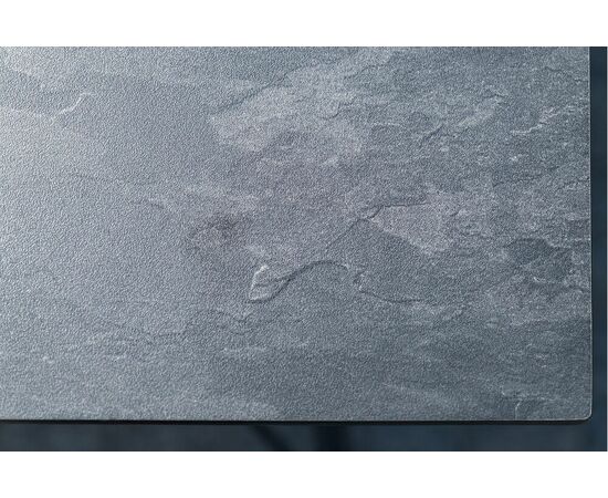 "Руссо" обеденный стол из HPL 150х80см, цвет "черный мрамор", изображение 7 | Интернет магазин мебели и декора LifeDekor