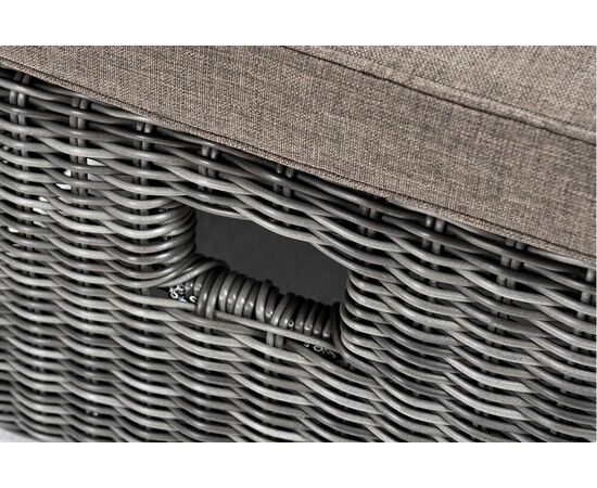 "Рим" шезлонг с подушкой, цвет графит, изображение 3 | Интернет магазин мебели и декора LifeDekor