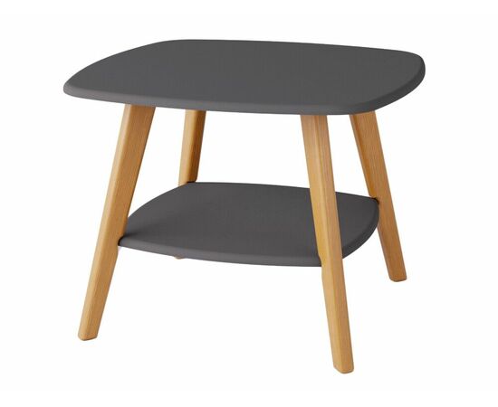 Стол журнальный Хадсон графит/дуб светлый | Интернет магазин мебели и декора LifeDekor