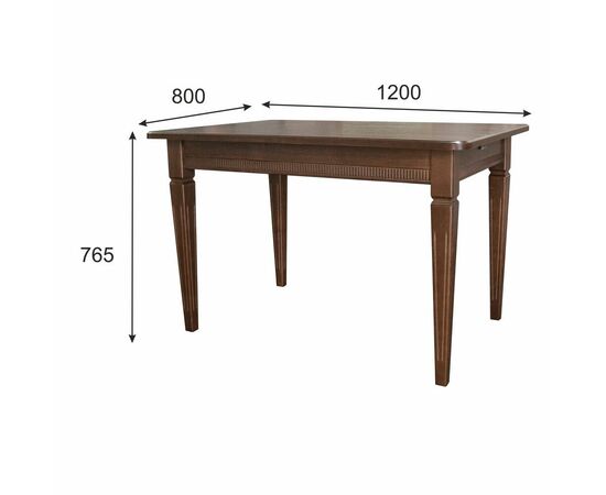 Стол обеденный Васко В 89Н орех 120*80 | Интернет магазин мебели и декора LifeDekor