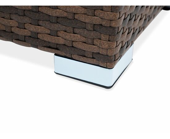 "Капучино" кашпо для цветов плетеное из искусственного ротанга, цвет коричневый, изображение 6 | Интернет магазин мебели и декора LifeDekor