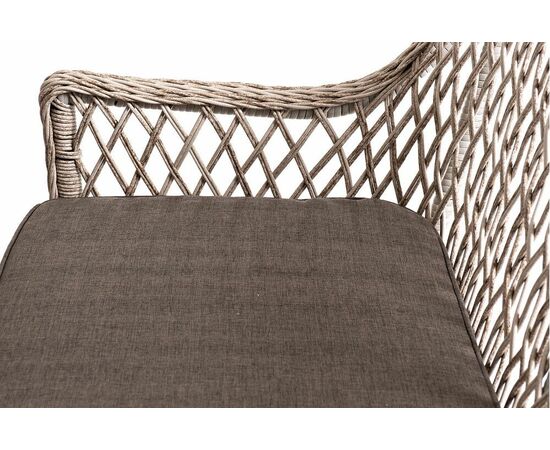 "Катания" обеденная группа плетеная на 6 персон, цвет бежевый, изображение 5 | Интернет магазин мебели и декора LifeDekor