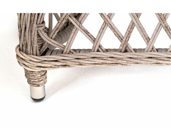 "Катания" обеденная группа плетеная на 6 персон, цвет бежевый, изображение 7 | Интернет магазин мебели и декора LifeDekor