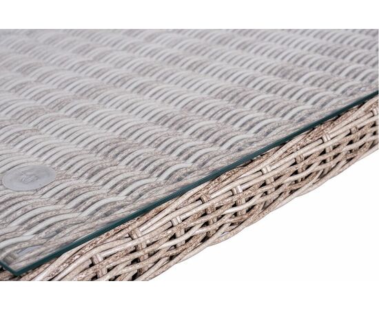 "Катания" обеденная группа плетеная на 6 персон, цвет бежевый, изображение 10 | Интернет магазин мебели и декора LifeDekor