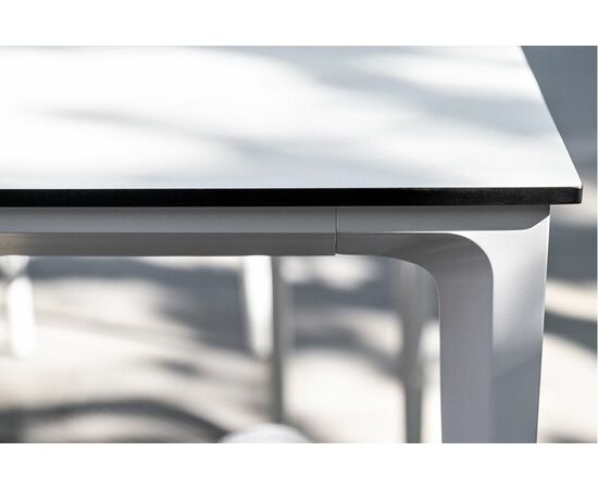 "Малага" обеденная группа на 6 персон со стульями "Марсель", каркас белый, роуп светло-серый, изображение 16 | Интернет магазин мебели и декора LifeDekor