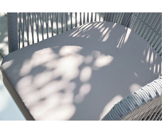 "Милан" обеденная группа на 6 персон, цвет светло-серый с белым каркасом, изображение 11 | Интернет магазин мебели и декора LifeDekor