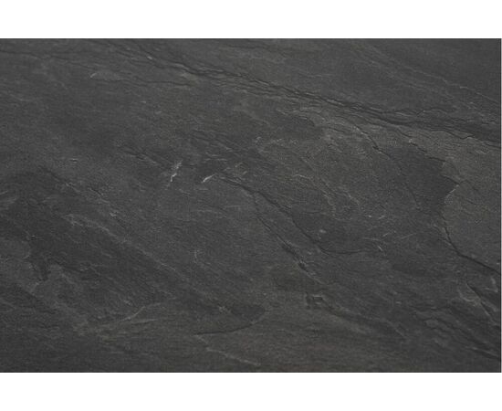 "Малага" обеденный стол из HPL 90х90см, цвет "серый гранит", каркас черный, изображение 6 | Интернет магазин мебели и декора LifeDekor