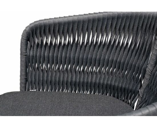 "Диего" обеденная группа на 4 персоны со стульями "Бордо" плетения колос, столешница "серый гранит", изображение 8 | Интернет магазин мебели и декора LifeDekor