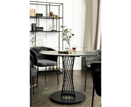 "Диего" обеденная группа на 4 персоны со стульями "Бордо" плетения колос, столешница "серый гранит", изображение 17 | Интернет магазин мебели и декора LifeDekor