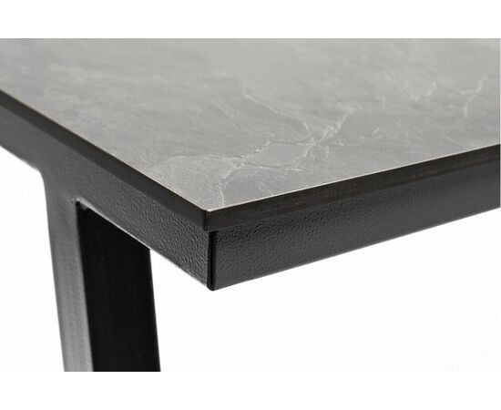 "Рио" стол барный из HPL 140х70см, H110, цвет столешницы "серый гранит", изображение 4 | Интернет магазин мебели и декора LifeDekor