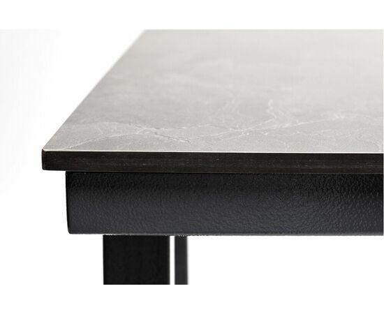 "Рио" стол барный из HPL 140х70см, H110, цвет столешницы "серый гранит", изображение 7 | Интернет магазин мебели и декора LifeDekor