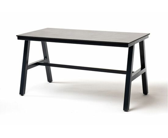 "Рио" стол из HPL 140х70см, H75, цвет столешницы "серый гранит", изображение 3 | Интернет магазин мебели и декора LifeDekor