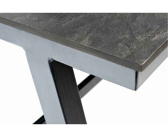 "Рио" стол из HPL 140х70см, H75, цвет столешницы "серый гранит", изображение 4 | Интернет магазин мебели и декора LifeDekor