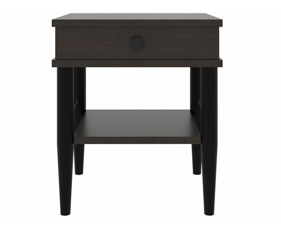 Тумба прикроватная ЛОРИ ММД 207, черный/венге темный | Интернет магазин мебели и декора LifeDekor