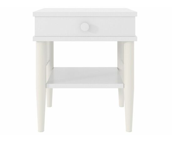 Тумба прикроватная ЛОРИ ММД 207, белый/белый | Интернет магазин мебели и декора LifeDekor