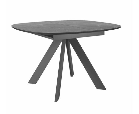 Стол DikLine BK100 Керамика Черный мрамор/подстолье черное/опоры черные | Интернет магазин мебели и декора LifeDekor