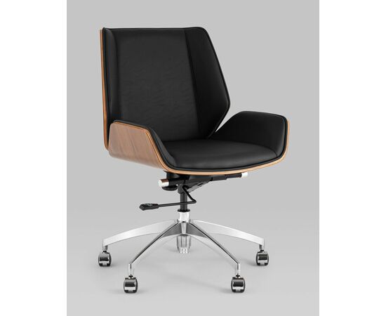 Кресло офисное TopChairs Crown SN черный, изображение 2 | Интернет магазин мебели и декора LifeDekor