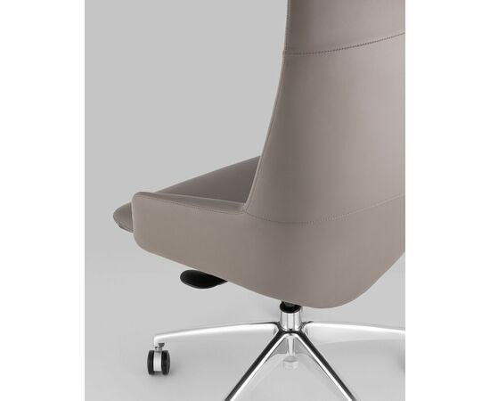 Кресло руководителя TopChairs Bow серый, изображение 9 | Интернет магазин мебели и декора LifeDekor