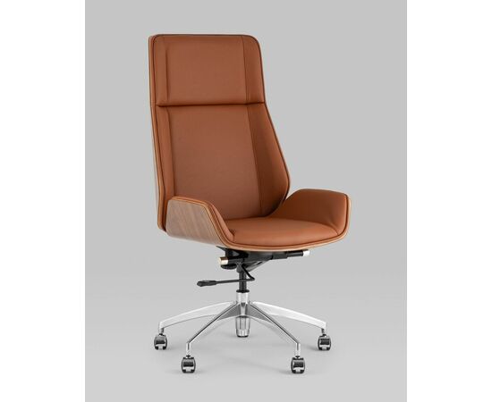 Кресло руководителя TopChairs Crown SN коричневый, изображение 2 | Интернет магазин мебели и декора LifeDekor